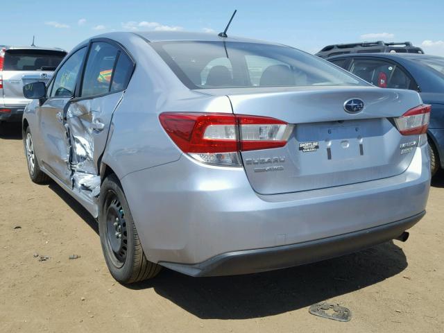 4S3GKAA62H1606052 - 2017 SUBARU IMPREZA SILVER photo 3