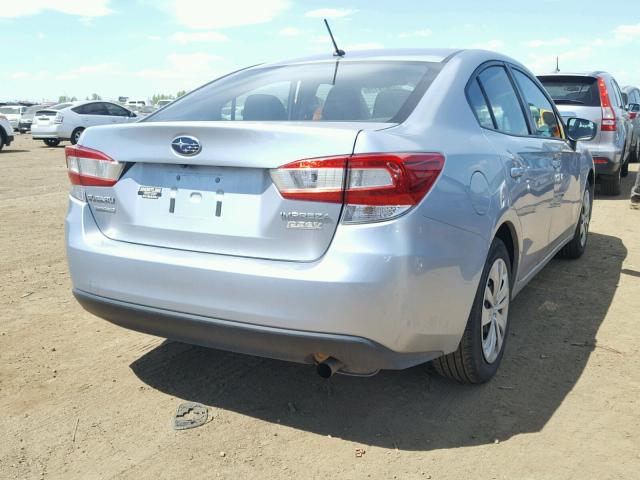 4S3GKAA62H1606052 - 2017 SUBARU IMPREZA SILVER photo 4