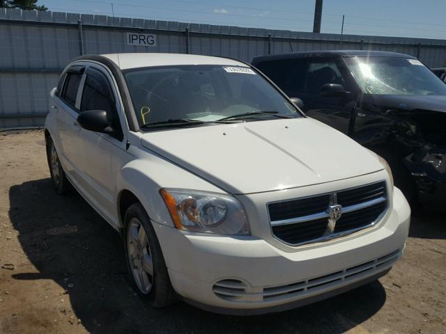 1B3HB48A19D103551 - 2009 DODGE CALIBER SX WHITE photo 1