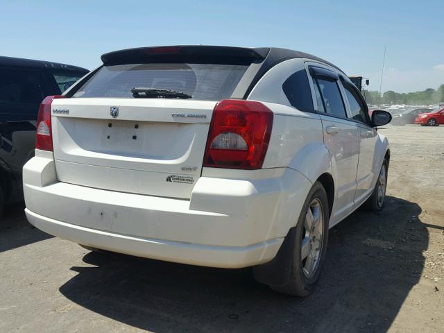 1B3HB48A19D103551 - 2009 DODGE CALIBER SX WHITE photo 4