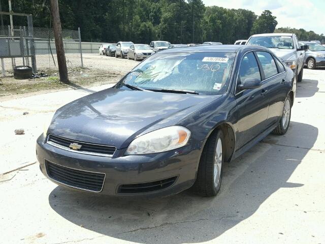 2G1WT57K191305474 - 2009 CHEVROLET IMPALA 1LT GRAY photo 2