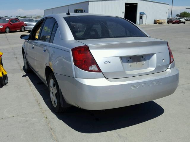 1G8AJ55F67Z131526 - 2007 SATURN ION LEVEL SILVER photo 3