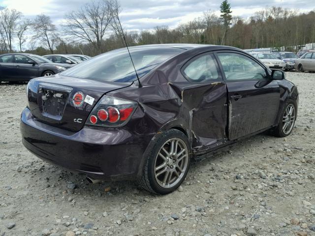JTKDE167X90294591 - 2009 TOYOTA SCION TC 紫色 照片 4