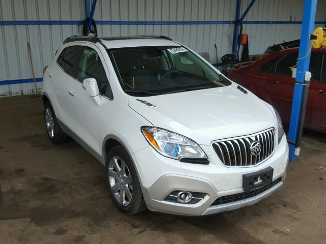 KL4CJGSB4EB732333 - 2014 BUICK ENCORE WHITE photo 1