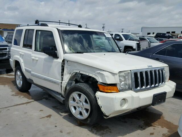 1J8HG58286C122462 - 2006 JEEP COMMANDER WHITE photo 1