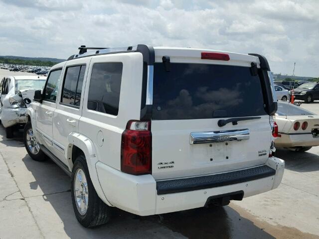 1J8HG58286C122462 - 2006 JEEP COMMANDER WHITE photo 3