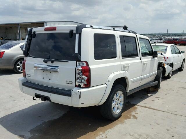 1J8HG58286C122462 - 2006 JEEP COMMANDER WHITE photo 4