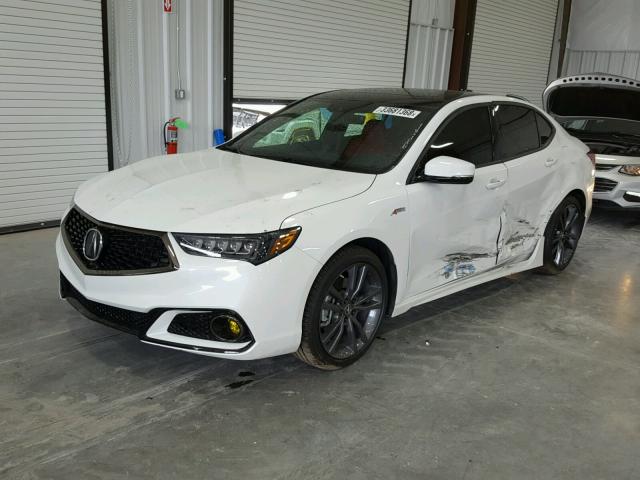 19UUB3F66JA001868 - 2018 ACURA TLX TECH+A თეთრი ფოტო 2