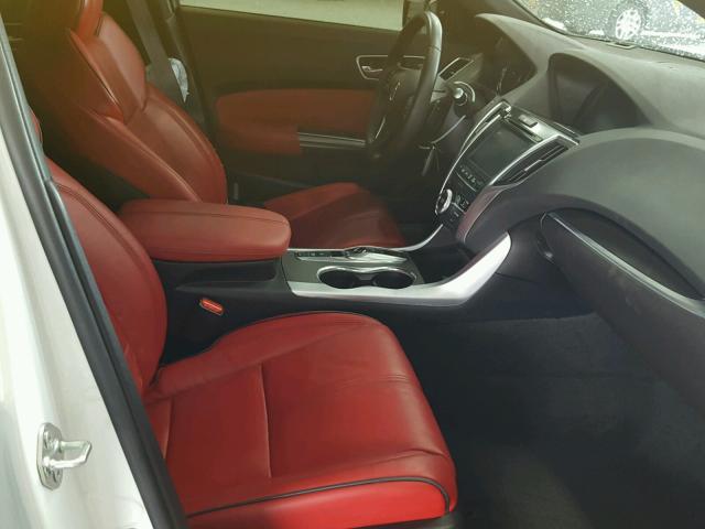 19UUB3F66JA001868 - 2018 ACURA TLX TECH+A თეთრი ფოტო 5