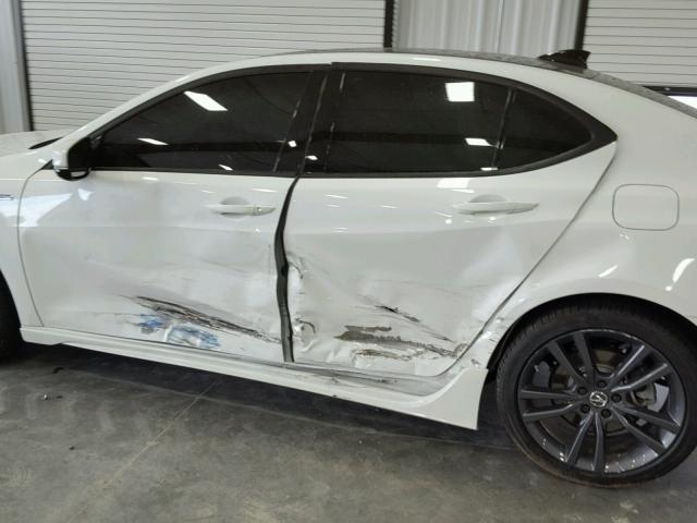 19UUB3F66JA001868 - 2018 ACURA TLX TECH+A თეთრი ფოტო 9