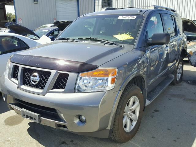 5N1AA0NC4EN607528 - 2014 NISSAN ARMADA SV GRAY photo 2