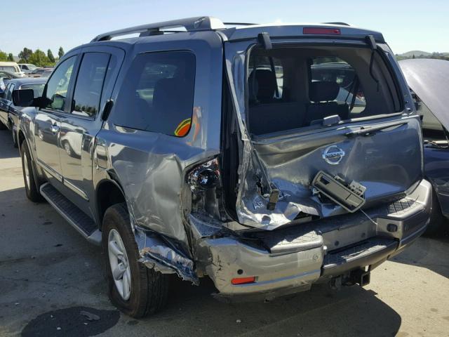 5N1AA0NC4EN607528 - 2014 NISSAN ARMADA SV GRAY photo 3