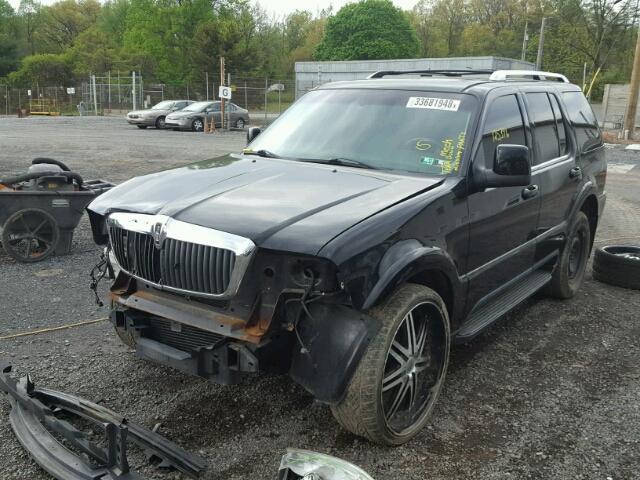 5LMEU88H15ZJ34627 - 2005 LINCOLN AVIATOR BLACK photo 2