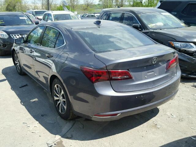 19UUB1F51HA007048 - 2017 ACURA TLX TECH GRAY photo 3