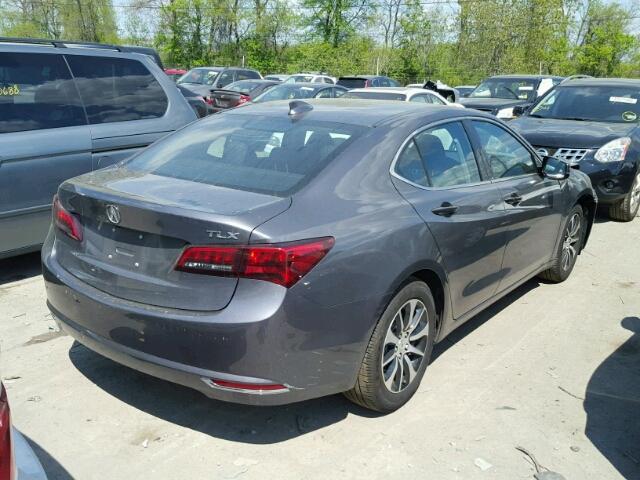 19UUB1F51HA007048 - 2017 ACURA TLX TECH GRAY photo 4