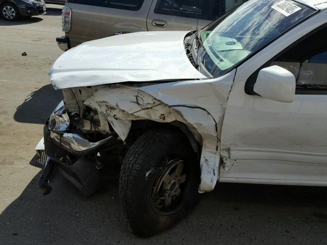 1GCJTDDE5A8103149 - 2010 CHEVROLET COLORADO L WHITE photo 9