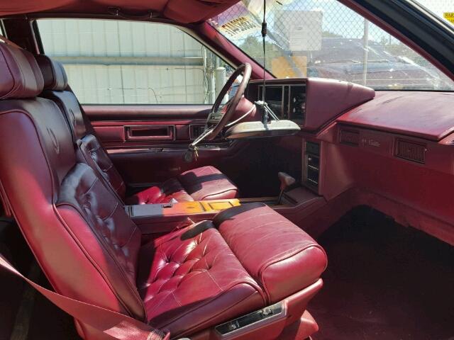 1G6EL1159JU625166 - 1988 CADILLAC ELDORADO BLACK photo 5