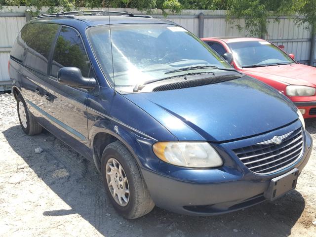 1C4GJ25361B187809 - 2001 CHRYSLER VOYAGER BLUE photo 1