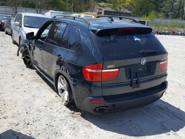 5UXFE835X8L161711 - 2008 BMW X5 4.8I TEAL photo 3