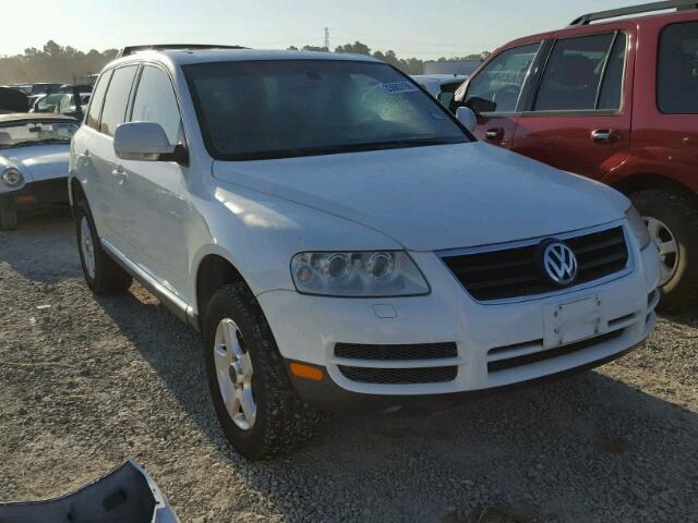 WVGBC67L94D026349 - 2004 VOLKSWAGEN TOUAREG 3. WHITE photo 1