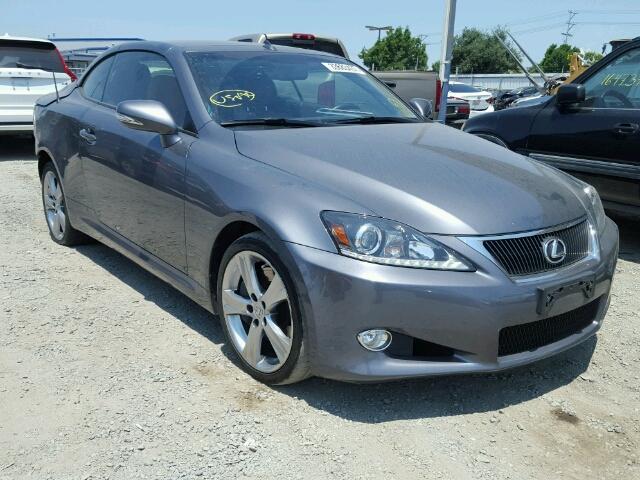 JTHFE2C25C2508802 - 2012 LEXUS IS 350 GRAY photo 1