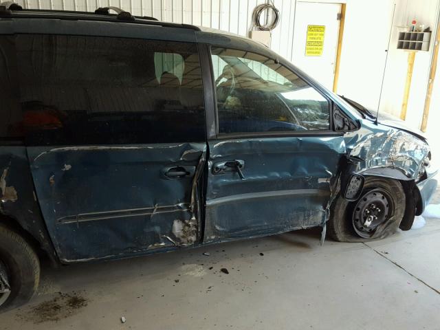 1B4GP45362B626466 - 2002 DODGE CARAVAN SP GREEN photo 9