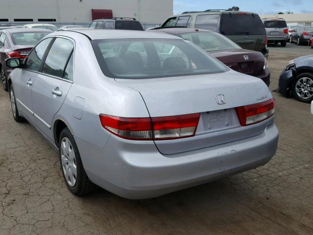 1HGCM66364A083845 - 2004 HONDA ACCORD LX SILVER photo 3