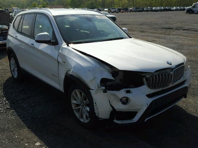 5UXWX9C5XF0D62431 - 2015 BMW X3 XDRIVE2 WHITE photo 1