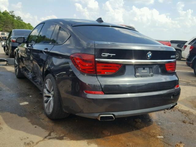 WBASN4C51AC208667 - 2010 BMW 550 GT BLACK photo 3