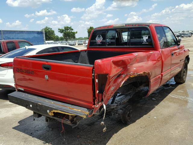 3B7HC13Y5VG791291 - 1997 DODGE RAM 1500 RED photo 4