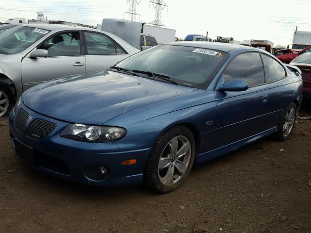 6G2VX12G24L217613 - 2004 PONTIAC GTO BLUE photo 2