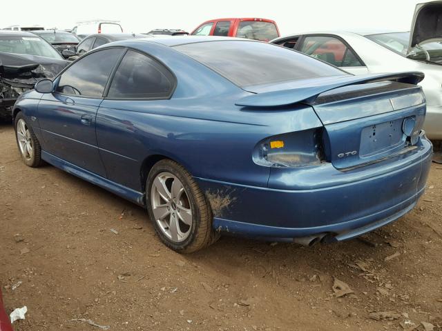 6G2VX12G24L217613 - 2004 PONTIAC GTO BLUE photo 3