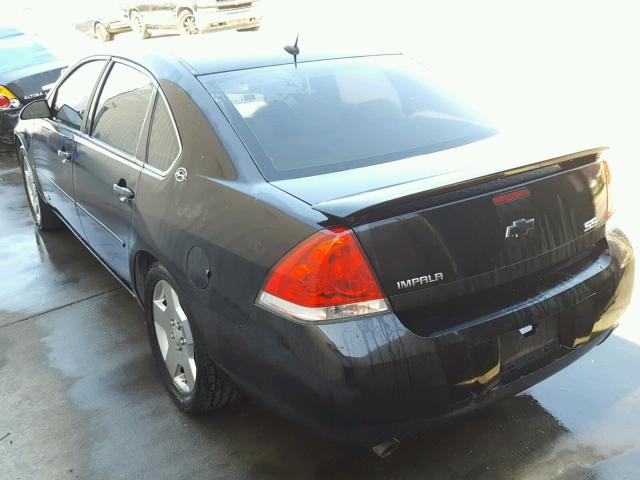 2G1WD58C469107098 - 2006 CHEVROLET IMPALA SUP 黑色 照片 3