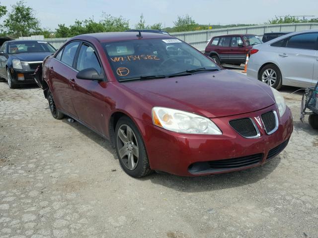 1G2ZG57B294154582 - 2009 PONTIAC G6 MAROON photo 1