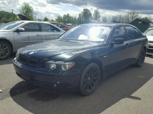 WBAGN63422DR04880 - 2002 BMW 745 LI BLACK photo 2