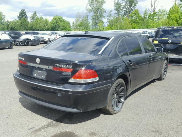 WBAGN63422DR04880 - 2002 BMW 745 LI BLACK photo 4