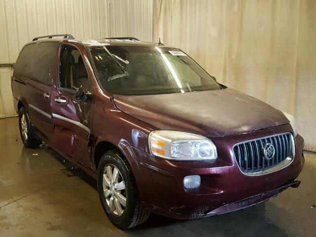 5GADV23137D165788 - 2007 BUICK TERRAZA CX MAROON photo 1