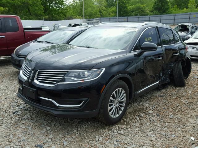 2LMTJ6KR1GBL41831 - 2016 LINCOLN MKX SELECT BLACK photo 2