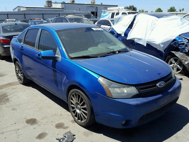 1FAHP3GN6AW193454 - 2010 FORD FOCUS SES BLUE photo 1