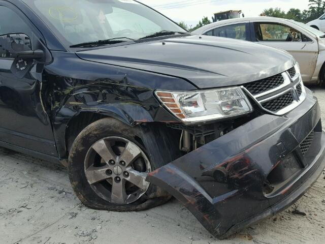 3D4PG1FG1BT518521 - 2011 DODGE JOURNEY MA BLACK photo 9