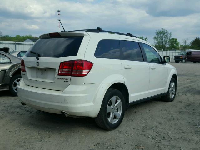 3D4GG57V29T599561 - 2009 DODGE JOURNEY SX WHITE photo 4