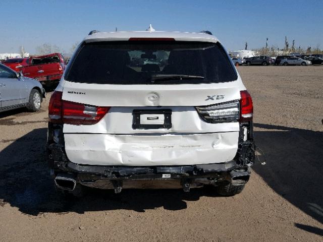 5UXKR0C53G0P22531 - 2016 BMW X5 XDRIVE3 WHITE photo 9