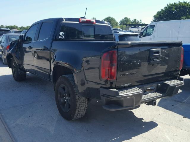 1GCGSCE37G1106821 - 2016 CHEVROLET COLORADO L BLACK photo 3