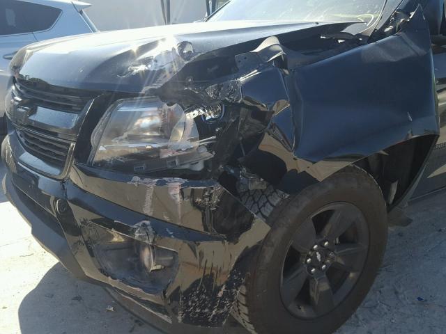 1GCGSCE37G1106821 - 2016 CHEVROLET COLORADO L BLACK photo 9
