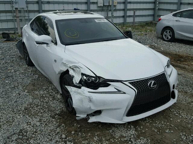 JTHBF1D27F5071120 - 2015 LEXUS IS 250 WHITE photo 1