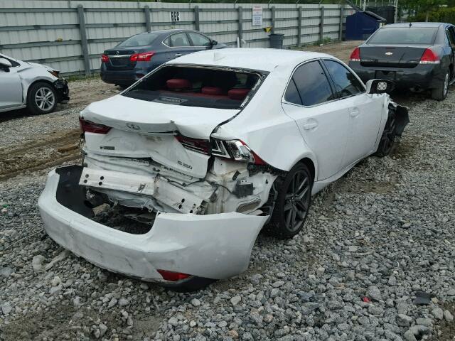 JTHBF1D27F5071120 - 2015 LEXUS IS 250 WHITE photo 4