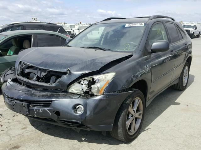 JTJHW31U260009437 - 2006 LEXUS RX 400 GRAY photo 2