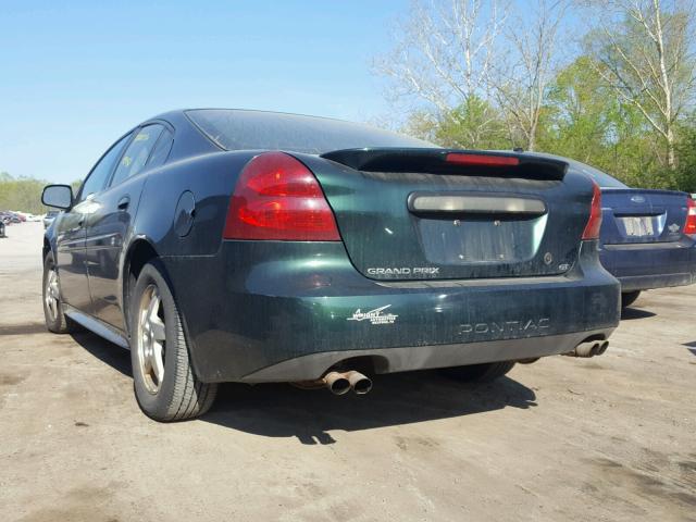 2G2WS522141137544 - 2004 PONTIAC GRAND PRIX GREEN photo 3