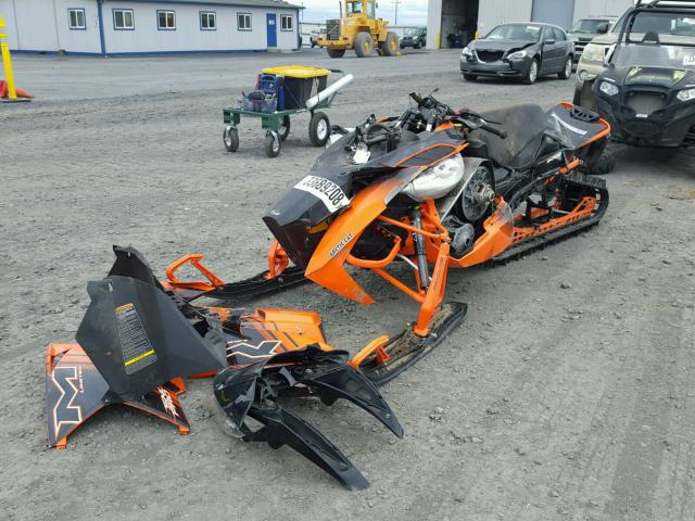 4UF14SNW2ET107311 - 2014 ARCTIC CAT 8000 LTD ORANGE photo 2