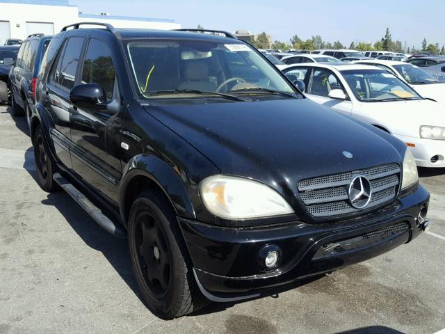 4JGAB72E01A259028 - 2001 MERCEDES-BENZ ML 430 BLACK photo 1